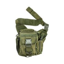 Bolsa De Ombro Deyu BL011 Tática Preta 900D Oxford 30x20x16cm