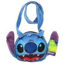 Bolsa de ombro Disney Plush Stitch azul e roxa