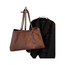 Bolsa De Ombro Elegante Estilo Coreano Em Camurça, Bolsa Versátil, Tote Para Armazenamento