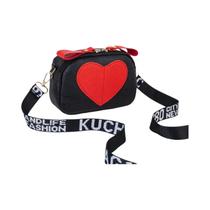 Bolsa De Ombro Em Forma De Coração Para Mulheres Com Padrão De Lichia, Alça Trançada Para Verão E