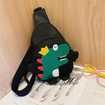 Bolsa De Ombro Em Formato De Dinossauro Para Crianças, Bolsa Mensageira, Mochila Para Meninos E Meninas