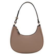 Bolsa de ombro FashionPuzzle Small Crescent Taupe para mulheres Bolsa de ombro FashionPuzzle Small Crescent Taupe para mulheres