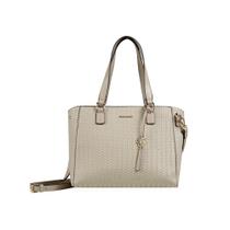 Bolsa de Ombro Feminina Com Alça Longa New Tressê Bege