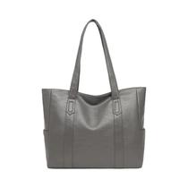 Bolsa de Ombro Feminina de Couro PU - Grande Capacidade, Estilo Vintage