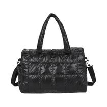 Bolsa De Ombro Feminina De Grande Capacidade, Acolchoada, Com Estofamento De Algodão, Bolsa Tote Com