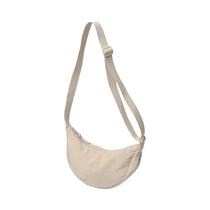 Bolsa De Ombro Feminina De Grande Capacidade Em Nylon Simples Casual Cor Sólida Para Viagens E