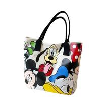 Bolsa de Ombro Feminina Disney Mickey Mouse - Grande Capacidade e Estilo Casual