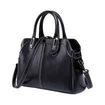 Bolsa De Ombro Feminina Em Couro Genuíno Com Alça Superior, Transversal, De Moda, Em Couro Bovino