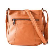 Bolsa De Ombro Feminina Em Couro Legítimo Casual Transversal Com Múltiplos Bolsos Bolsa De Ombro Feminina Em Couro Legítimo Casual Transversal Com Múltiplos Bolsos