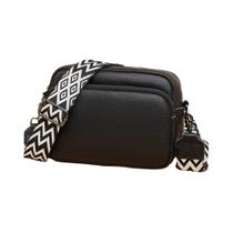 Bolsa De Ombro Feminina Em Couro Legítimo Com Alça Larga, Design Luxuoso Em Cor Sólida Bolsa De Ombro Feminina Em Couro Legítimo Com Alça Larga, Design Luxuoso Em Cor Sólida