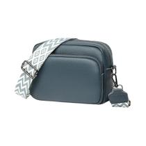 Bolsa De Ombro Feminina Em Couro Legítimo Com Alça Larga, Design Luxuoso Em Cor Sólida Bolsa De Ombro Feminina Em Couro Legítimo Com Alça Larga, Design Luxuoso Em Cor Sólida