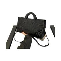 Bolsa De Ombro Feminina Em Couro PU Com Padrão De Crocodilo Verde, Bolsa De Moda, Clutch, Bolsa