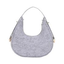 Bolsa De Ombro Feminina Em Feltro Com Estampa De Crocodilo, Bolsas Simples E Elegantes Para Mulheres