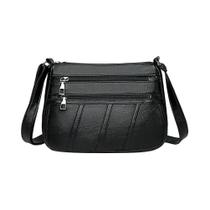Bolsa de Ombro Feminina em PU - Multibolsos e Design Moderno