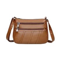 Bolsa de Ombro Feminina em PU - Multibolsos e Design Moderno