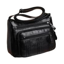 Bolsa De Ombro Feminina Leve De Grande Capacidade Com Múltiplas Camadas Para Mulheres De Meia Idade
