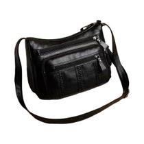 Bolsa de Ombro Feminina Multicamadas de Grande Capacidade - Ideal para Mães