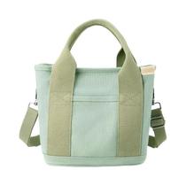 Bolsa De Ombro Feminina Pequena De Moda Com Zíper Em Lona Reforçada Portátil Para Celular
