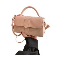 Bolsa De Ombro Feminina Preta Vintage Em Couro PU, Bolsa Transversal De Moda, Bolsa Retangular