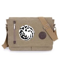 Bolsa de ombro Games of Thrones Anime Messenger Bag Port Bolsa de ombro Games of Thrones Anime Messenger Bag Port