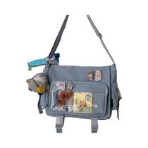 Bolsa De Ombro Grande De Nylon Kawaii Itabag Para Adolescentes, Bolsa De Mão Estilo Japonês Com