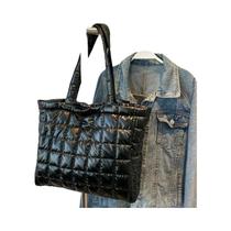 Bolsa De Ombro Grande Para Mulheres, Bolsa De Algodão Acolchoada De Inverno, Bolsa De Luxo Para