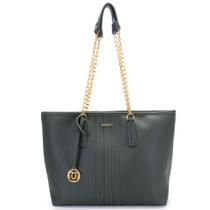 Bolsa de Ombro Grande Shopper Cabe Notebook fechamento de zíper alça de corrente Moncci