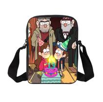 Bolsa de ombro Gravitys Falls Anime Messenger Bag portátil