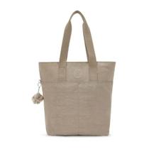 Bolsa De Ombro Hanifa Kipling Original Soft Taupe Bege Bolsa De Ombro Hanifa Kipling Original Soft Taupe Bege