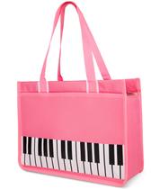 Bolsa de ombro Headsitg Piano Key Pattern impermeável em nylon
