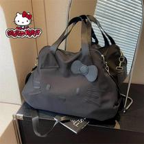 Bolsa de Ombro Hello Kitty Sanrio Y2K - Grande, Dobrável e com Design de Desenho Animado