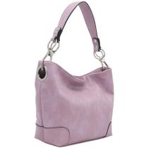 Bolsa de ombro Hobo ALYSSA Lilac com hardware Big Snap Hook Bolsa de ombro Hobo ALYSSA Lilac com hardware Big Snap Hook