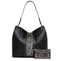 Bolsa de ombro Hobo Montana West Cow Print em material vegano Bolsa de ombro Hobo Montana West Cow Print em material vegano
