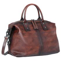 Bolsa de ombro Iswee Satchel Vintage Leather para mulheres e café Bolsa de ombro Iswee Satchel Vintage Leather para mulheres e café