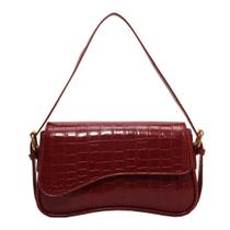 Bolsa de ombro Juoxeepy Y2K Crocodile Bolsa para mulheres Bolsa de ombro Juoxeepy Y2K Crocodile Bolsa para mulheres