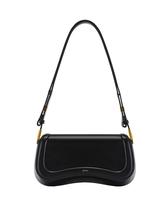 Bolsa de ombro JW PEI Joy feminina vegana em couro/lona preta