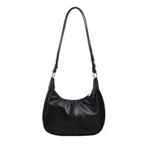 Bolsa de ombro JYG Small Hobo para mulheres Retro Crescent Black Bolsa de ombro JYG Small Hobo para mulheres Retro Crescent Black