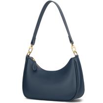 Bolsa de Ombro KKXIU Azul Marinho em Couro PU Bolsa de Ombro KKXIU Azul Marinho em Couro PU