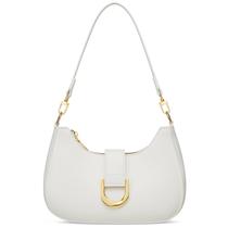 Bolsa de Ombro KKXIU Crescente Pequena em material vegano Branco 25x18x6 cm Bolsa de Ombro KKXIU Crescente Pequena em material vegano Branco 25x18x6 cm