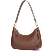 Bolsa de Ombro KKXIU em Couro PU Retrô Chocolate Bolsa de Ombro KKXIU em Couro PU Retrô Chocolate
