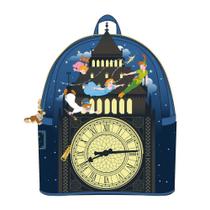 Bolsa de ombro Loungefly Disney Peter Pan Glow Clock feminina Bolsa de ombro Loungefly Disney Peter Pan Glow Clock feminina