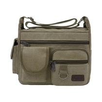 Bolsa de Ombro Masculina de Lona - Casual, Crossbody, para Viagem
