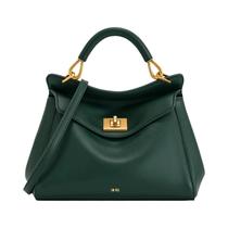 Bolsa De Ombro Média Feminina Em material sintético Branca Preta Marrom Oliva Bolsa Transversal