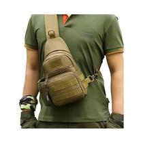 Bolsa de Ombro Militar de Nylon - Mochila de Peito para Caminhada, Acampamento e Pesca