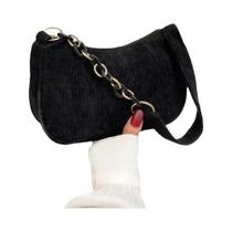 Bolsa De Ombro Mini De Feltro Para Mulheres, Cor Sólida, Retro, Casual, Bolsa De Mão Estilo Dumpling Bolsa De Ombro Mini De Feltro Para Mulheres, Cor Sólida, Retro, Casual, Bolsa De Mão Estilo Dumpling