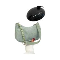 Bolsa De Ombro Mini De Feltro Para Mulheres, Cor Sólida, Retro, Casual, Bolsa Transversal Estilo Bolsa De Ombro Mini De Feltro Para Mulheres, Cor Sólida, Retro, Casual, Bolsa Transversal Estilo