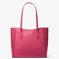 Bolsa de Ombro MK Leida Tote Grande Electric Pink
