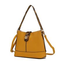 Bolsa de ombro MKF Collection Ezra Snake Vegan Leather