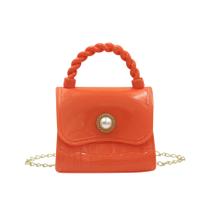 Bolsa de ombro MOSSTYUS Little Girls Mini Jelly Purse Orange Bolsa de ombro MOSSTYUS Little Girls Mini Jelly Purse Orange