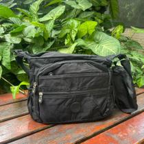 Bolsa De Ombro Nylon Crossbody Preto